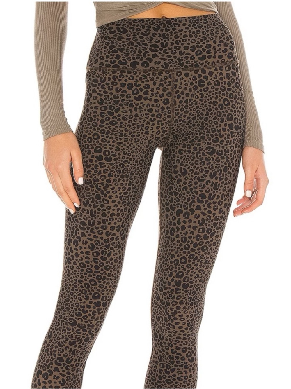 ALO Yoga Vapor Leopard legging: full length, high waisted